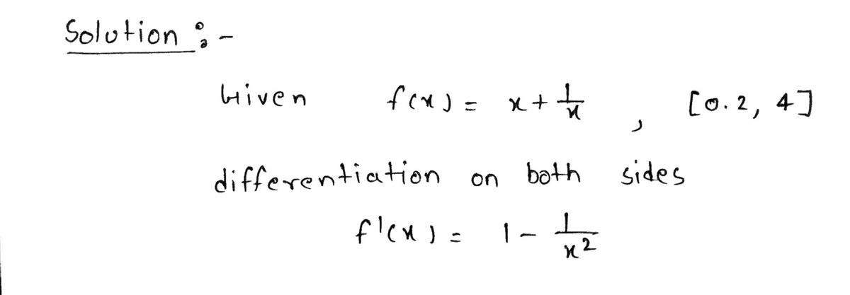 Calculus homework question answer, step 1, image 1